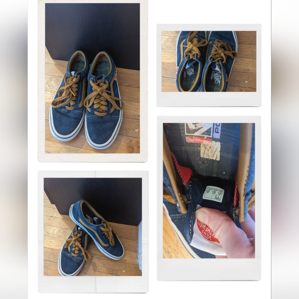 Vans Skate Old Skool Popcush (Reynolds) Navy/Golden Brown